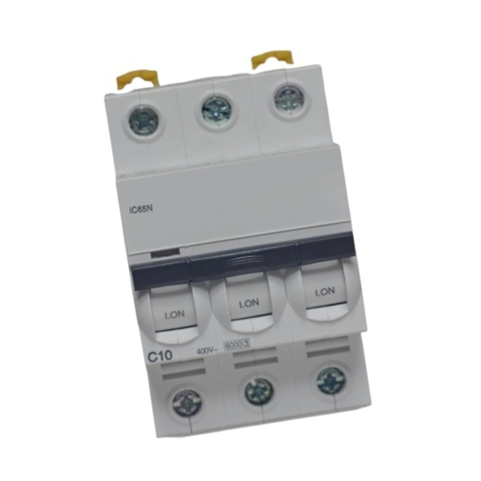 Disjoncteur miniature iC65N 3P 3A haute performance tripolaire de calibre précis en lot de 5