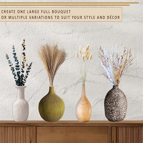 Nature Pampas Grass Bouquet 90Pcs Mix Dried Flowers miniatura 4