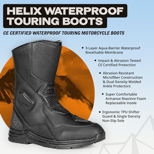 Tourmaster Helix Waterproof Touring Boots