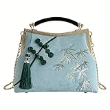 Construction durable et raffinée : fabriqué à partir d'un tissu robuste de style vintage avec une doublure intérieure douce, des coutures renforcées et un fermoir antique doré, il est conçu pour une beauté et une utilisation durables.