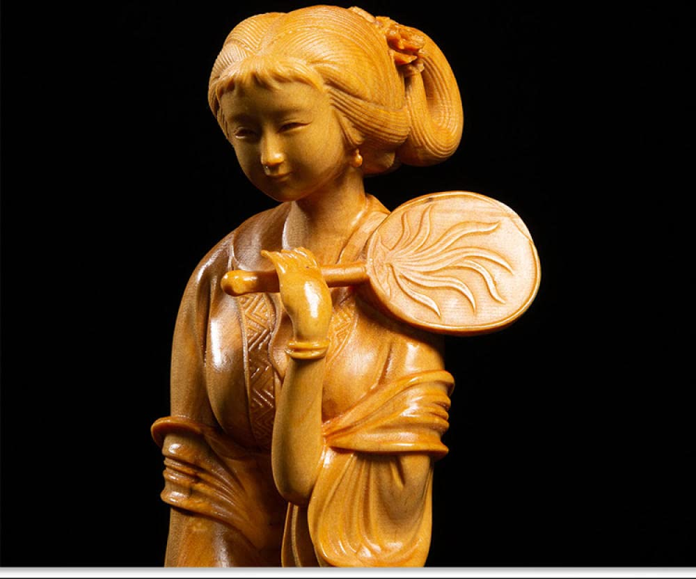 Amazon.co.jp: 置物装飾品 美の彫刻赤い部屋の夢バオチャイの木像家の