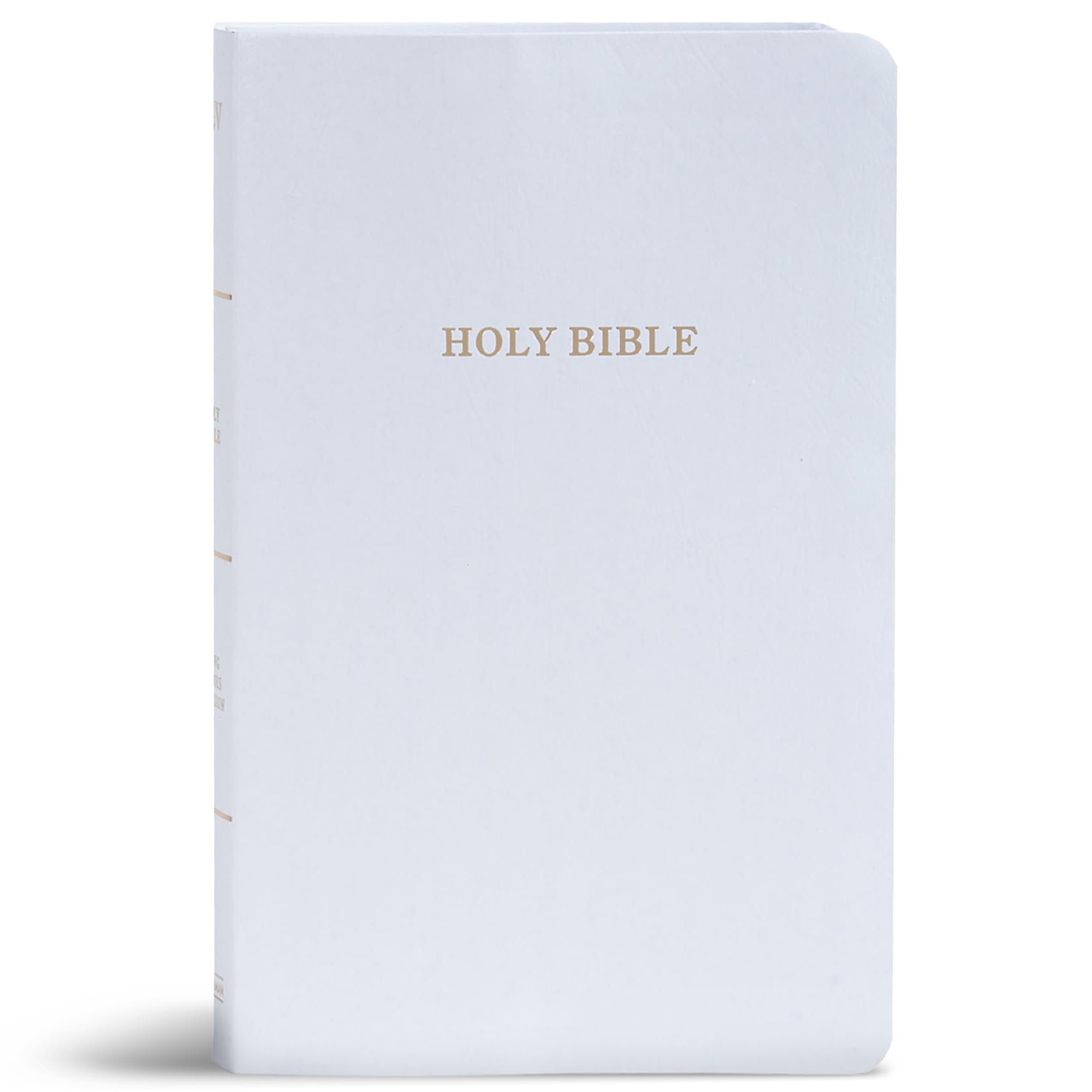 KJV Gift and Award Bible, White Imitation Leather