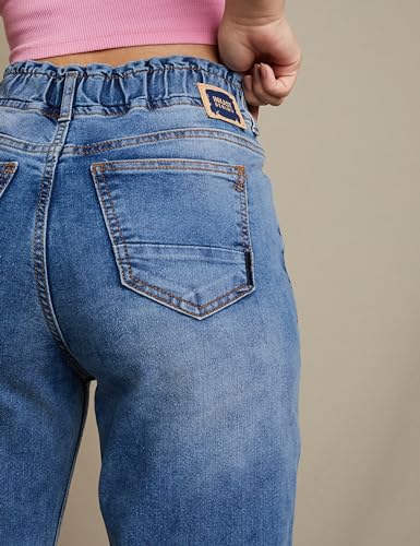 Image of Amazon Brand - INKAST Women's High Rise Ankle Length MOM Fit Jeans