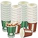 Hegbolke 100 Pcs Football Decorations Cups 9 Oz Paper Cups for Sports Party Fans Game Day Football Themed Birthday Party Supplies Football Party Favors
