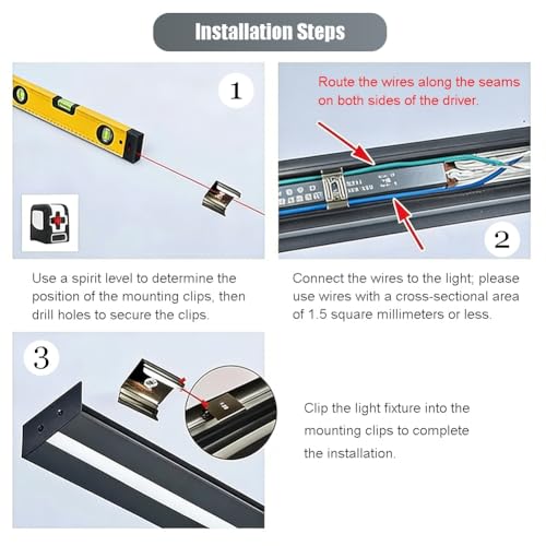 Riel de pared iluminado LED Mot de aluminio para terrazas elegantes 6