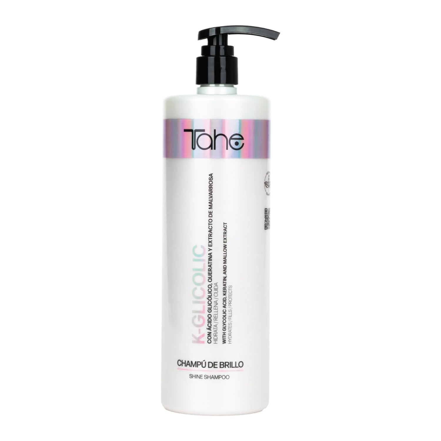 Tahe K-Glicolic Exfoliating and Revitalizing Shine Shampoo, Ideal for All Hair Types (1000ml)