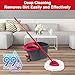 3 Pack Spin Mop Replacement Head Mop Refill Compatible with Ocedar Triangle Swivel Mops Microfiber Swivel Mop Refill,Deep Clean,Machine Washable and Easy to Replace