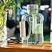 Talent Star 1 Set 1500ML Hydrogen Water Bottle,Rich Water Cup Hydrogen-Oxygen Separation High Concentration Generator Ionizer Bottle for Fitness Travel Gym Sports Home Health Cup Light Green 1500ML