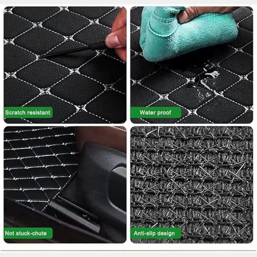 Tapis de sol imperméable en cuir pour BMW X6 F16 protection totale intérieur - 6