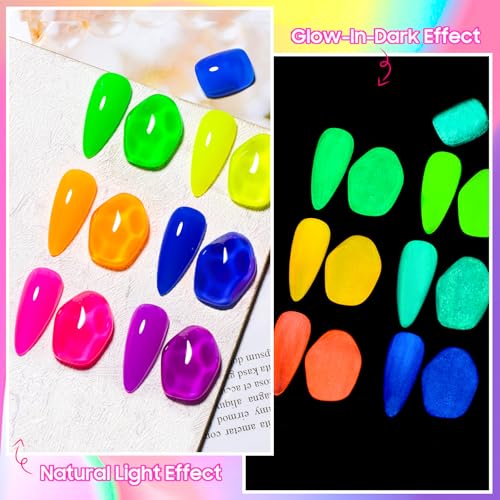 Set de 6 Esmaltes de Gel Luminosos MTSSII miniatura 7