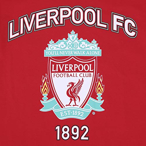 Liverpool FC Official Soccer Gift Mens Loungewear Short Pajamas4