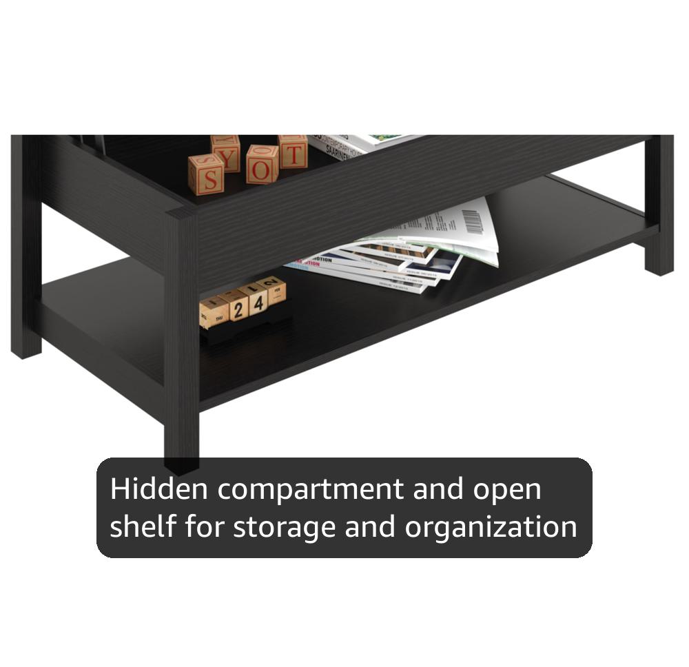 Amazon.com: Panana Lift Top Coffee Table with Hidden Compartment