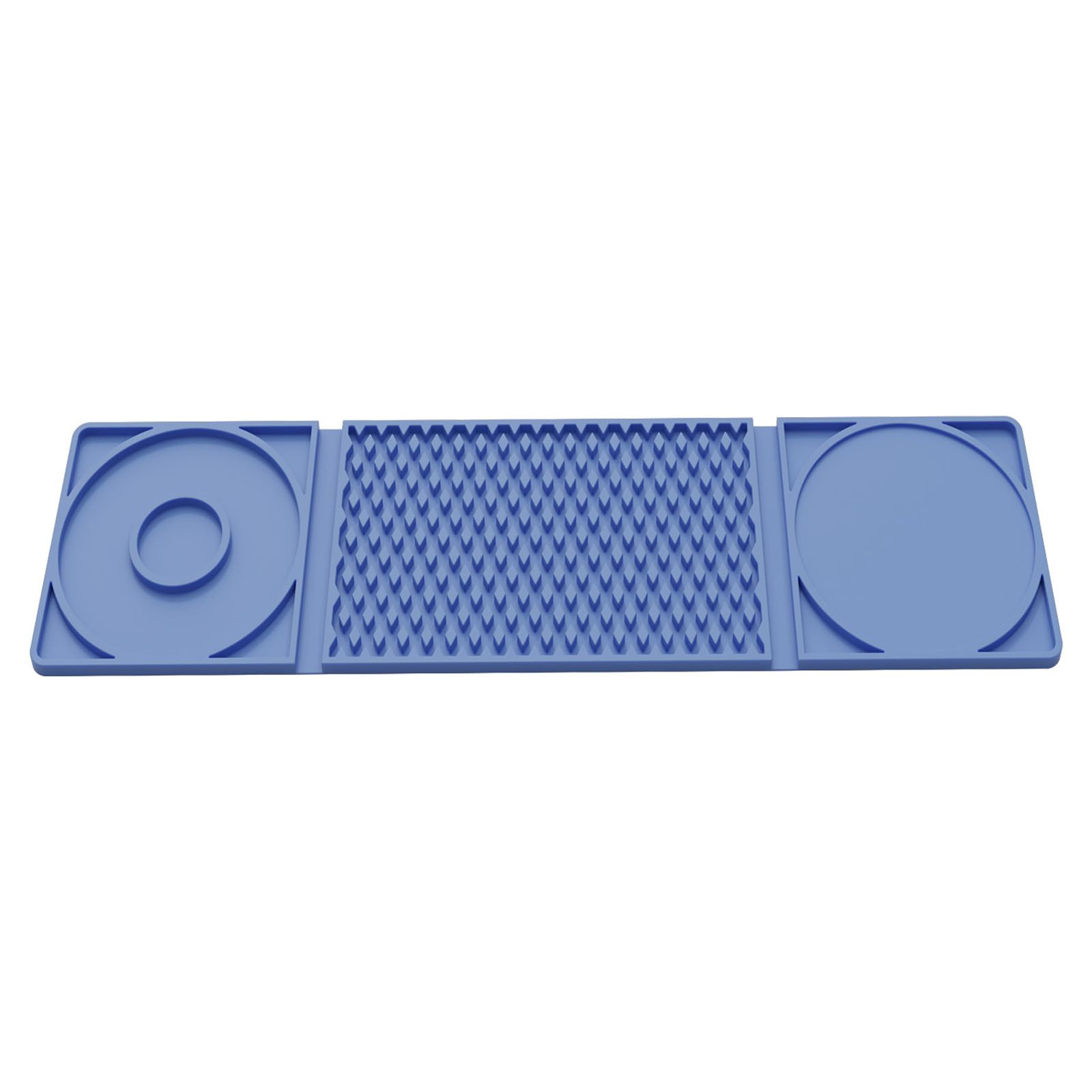 Tfaoys A Tableware Drying Silicone Mat, Raised Texture Counter Pad, Foldable Table Guard For Kitchen Cups Nd Small Utensils Coffee Mat
