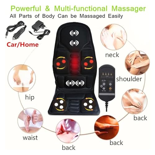 Massageador Assento Carro, Assento Almofada Massagem Carro Confortável Almofada Massagem Respirável