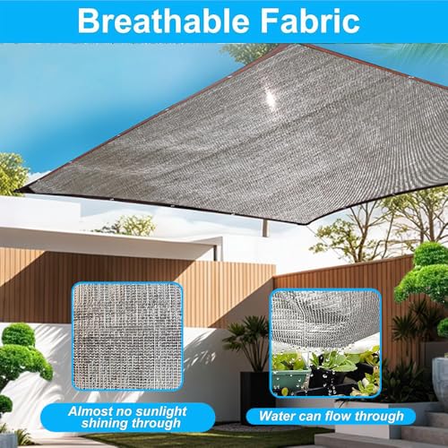 Schattennetz Auto Hund 3x4 m, Sonnenschutznetz Auto, Reflektierende Schattenplane Camping, Aluminium Schattierungsnetz, 80% UV-Schutz-Sonnenschutz, Hitzeschutzfür Outdoor Gewächshaus, Hund, Tiere