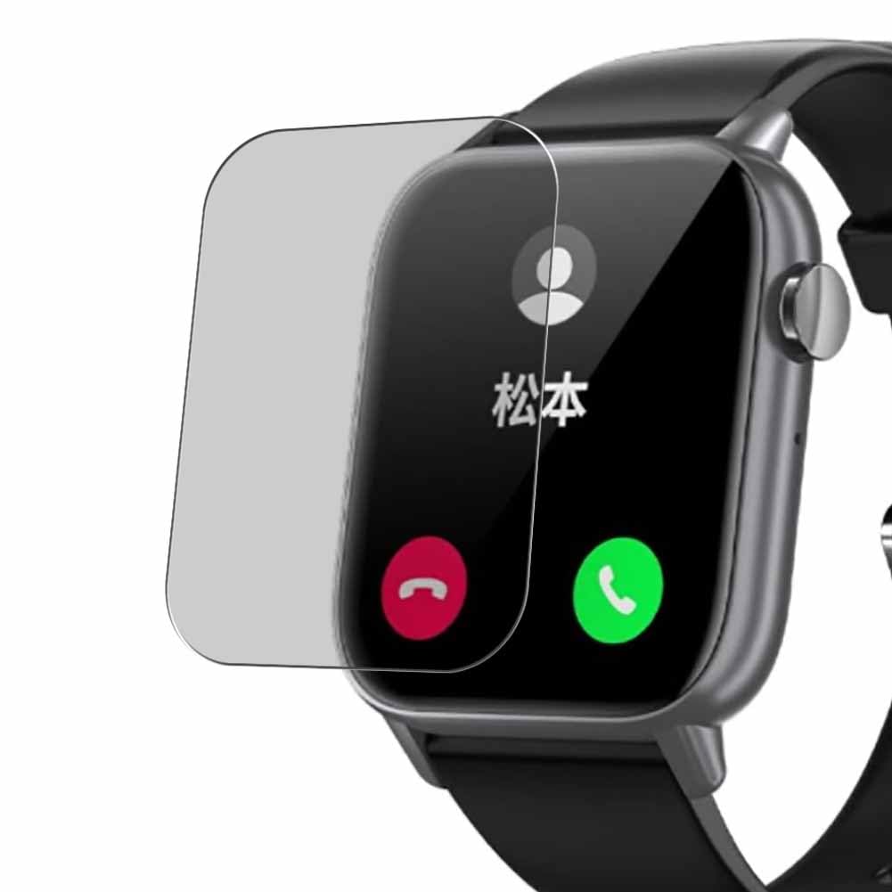 Synvy Privacy Screen Protector Film, compatible with Ninoha P10 1.72" Smart Watch smartwatch Anti Spy Guard Skin [ Not Tempered Glass Protectors ]