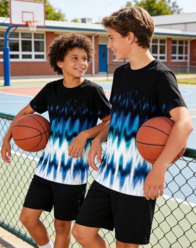 Image of Boys Tie Dye Shirt Size 4-14 Hippies Senior Rainbow Tees T Shirts for Kids | Tees T shirts for Kids