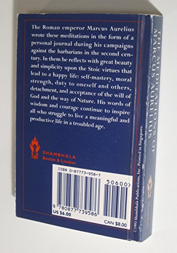 Image of MEDITNS /M.AURELIUS (Shambhala Pocket Classics)