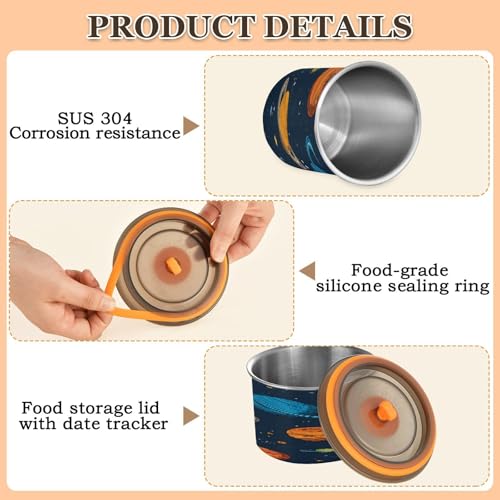 Envase Hermético para Café de Acero Inoxidable 900 ml miniatura 4