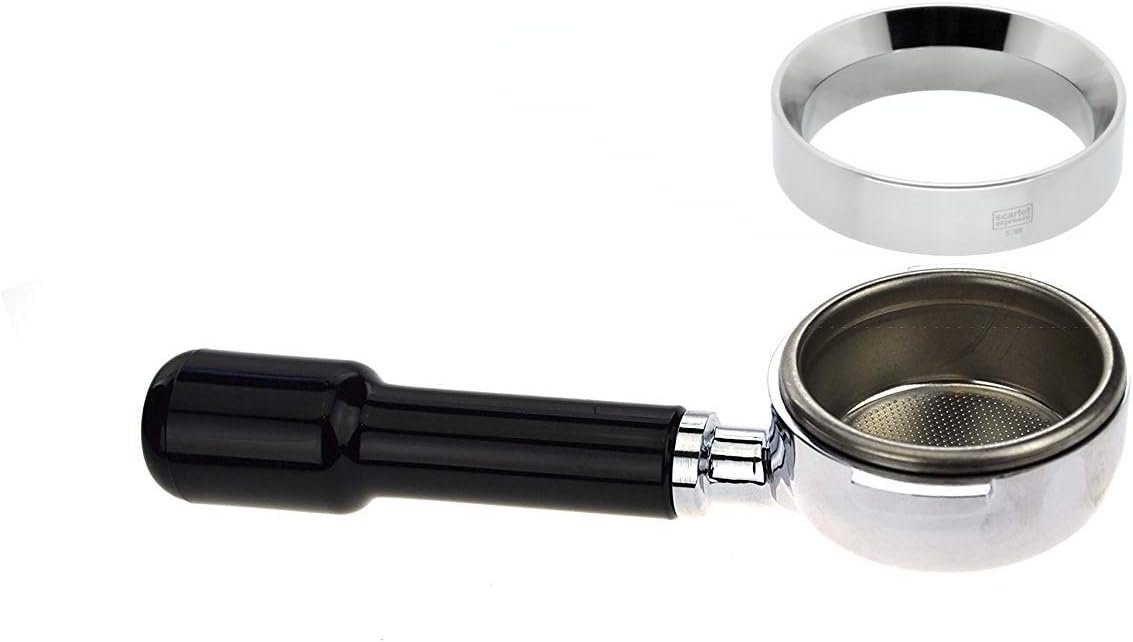 Scarlet Espresso Barista Cono Precision Funnel 57 mm Stainless Steel for Portafilter Portafilter Dosing Funnel Pavoni