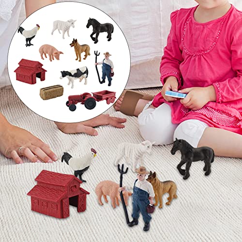 SM SunniMix Simulation nhoftiere Spielzeug Partyzubehör Tiere Spielset für 4 5 Jahre Alte Kinder , 10St – Bild 5