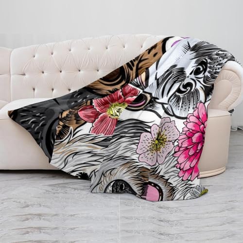 Couverture plaid Labradoodle pour canapé et lit cosy - 5