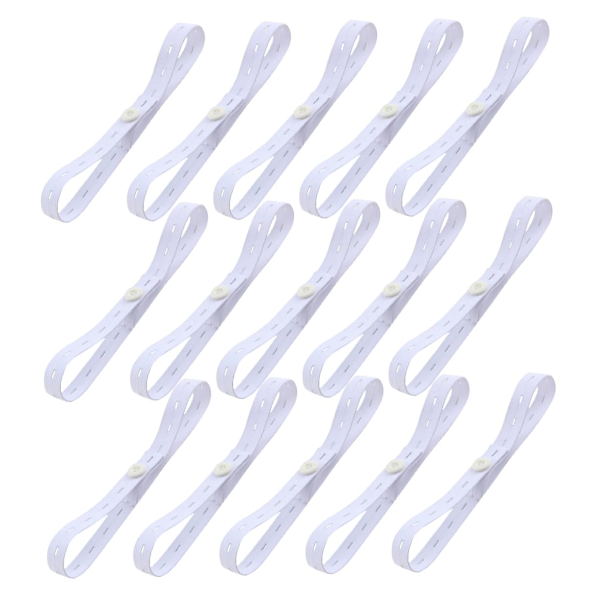 BESTonZON 15 pezzi Fibbia Per Pannolini Regolabili Cintura Fissaggio Elastica