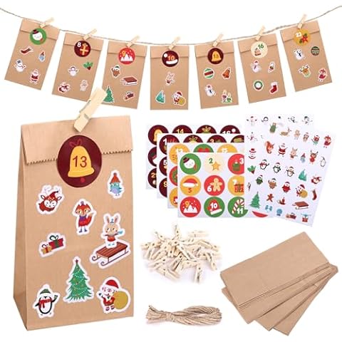 Naler DIY Advent Calendar Kit Empty Advent Calendar 2024 Cover