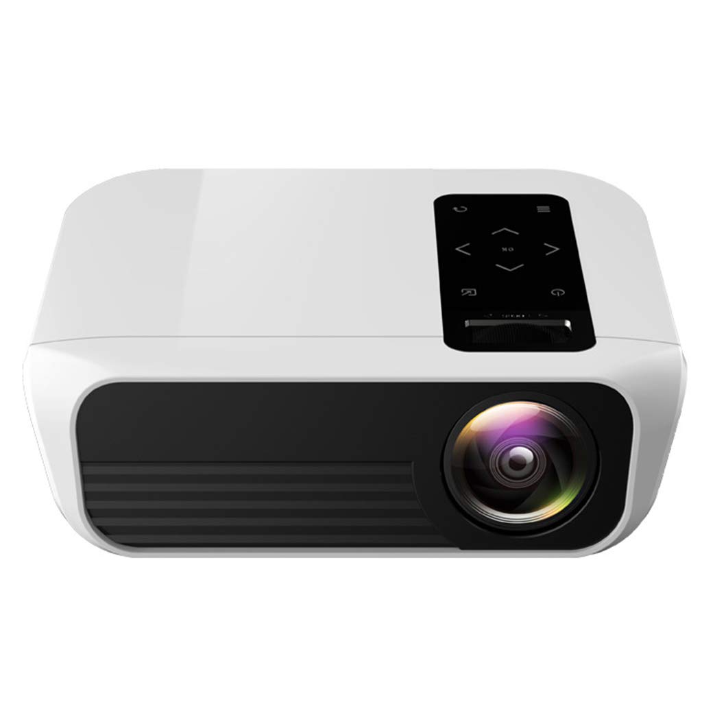 Projector 1080P Full HD 30000 Hrs Long Life LED Portable Home Theater PS4 PC Via HDMI VGA TF AV And USB Black