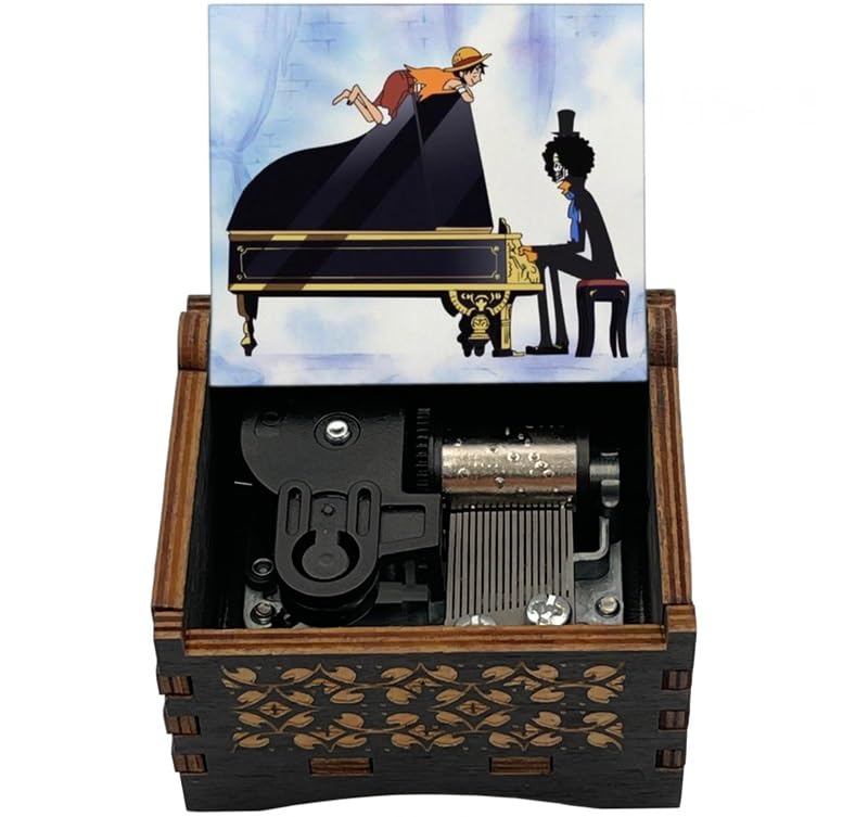 Carillon In Legno Titan Con Manovella - Music Box Regalo Per Compleanno O Natale - Foto 8