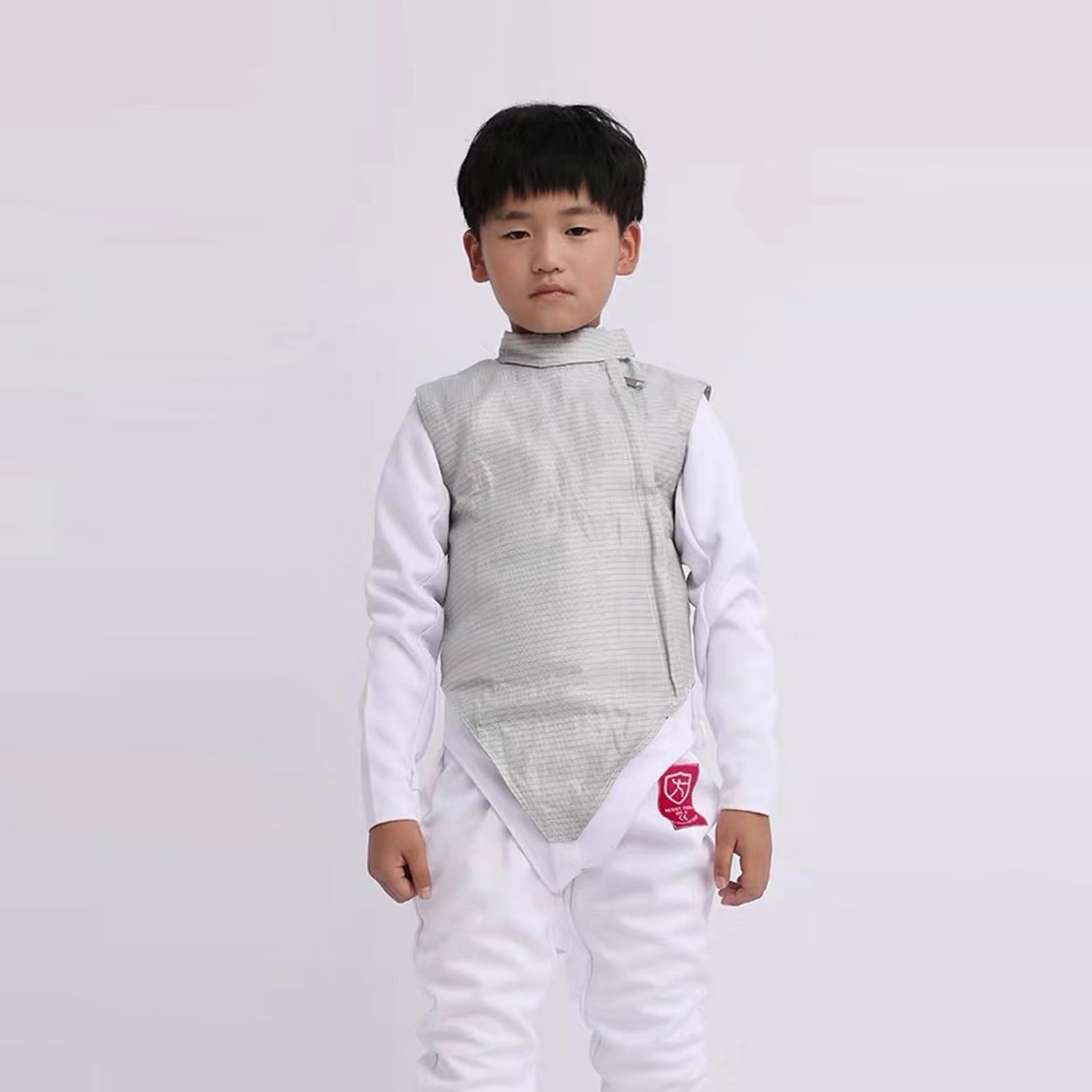 Gilet en Métal pour Adultes et Enfants, Veste en Métal pour Escrime Électrique Non Lavable, Vêtements Conducteurs D'escrime, Main Droite(48#)