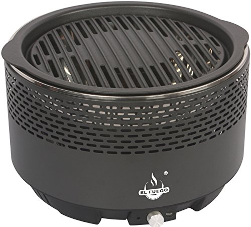 Preisvergleich Produktbild El Fuego Holzkohlegrill Denton Anthrazit