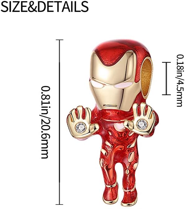 LIGHTDOG Alliance Charm fits Pandora Europe Bracelets,925 Sterling Silver Dangle Pendant Bead,Mother's Day Gift Jewelry Beads for Women Bracelet&Necklace - Image 4