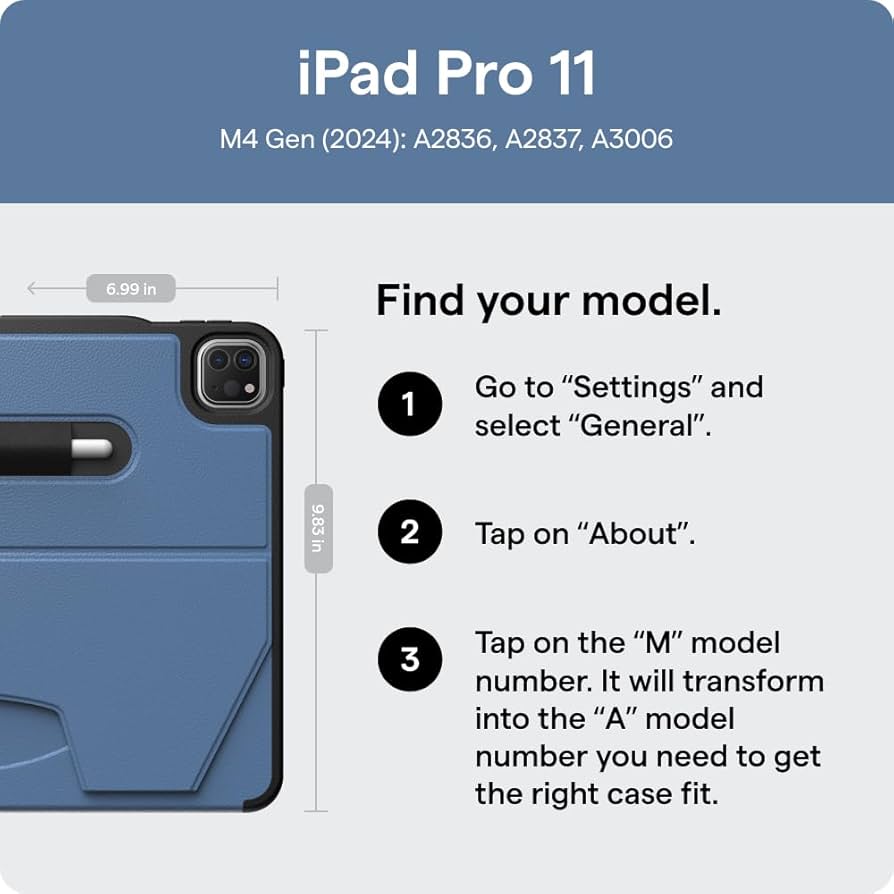 Amazon.com: Zugu Case for iPad Pro 11 (M4/M5) 2024/2025