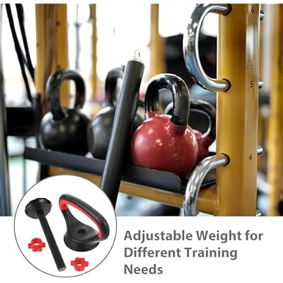 LIOOBO Kettlebell Handle for Dumbbells: Adjustable Kettlebell Grip Attachment for Strength Training, Portable Dumbbell Converter Adapter for Home Gym Workout Fit Adjustable Weights