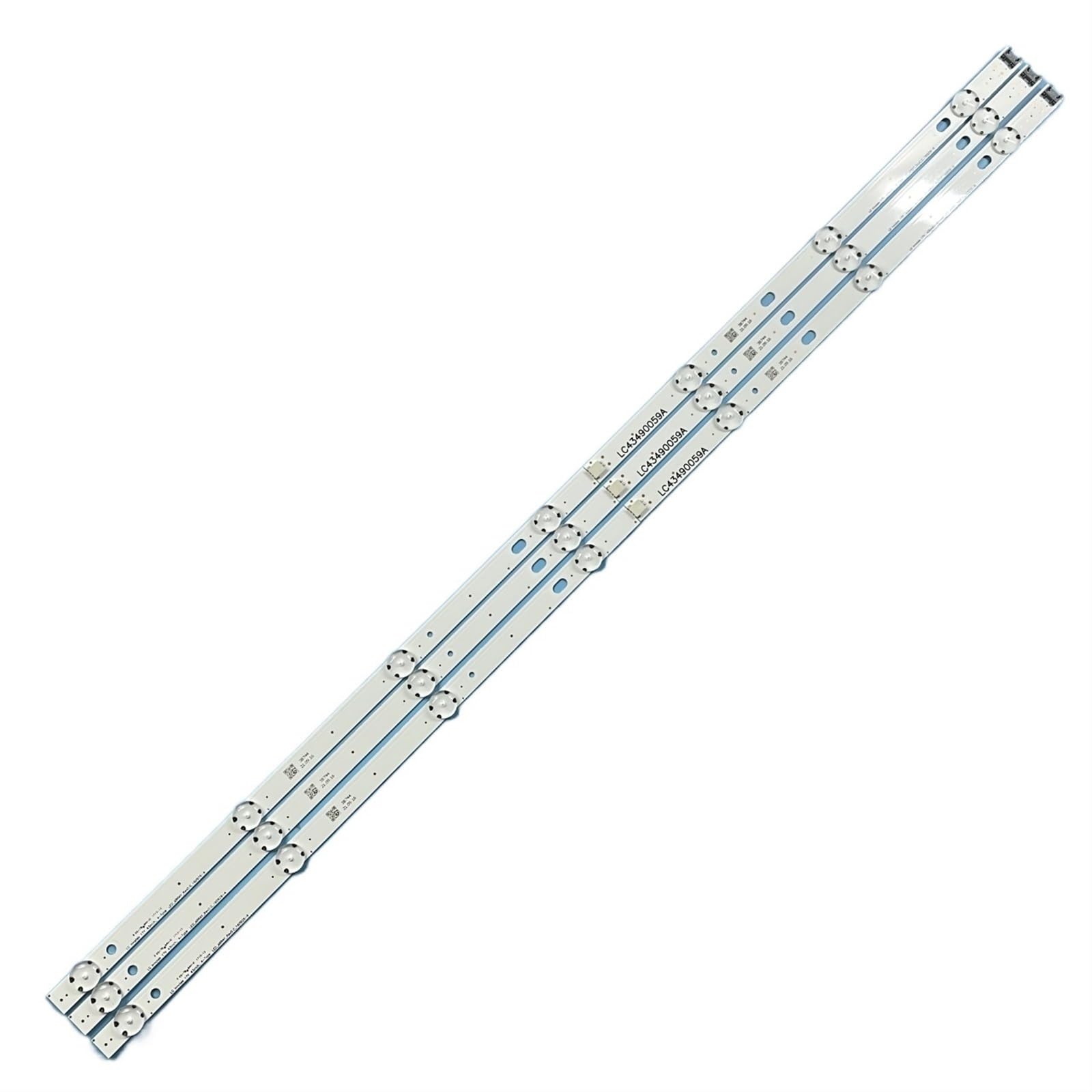 HABITZ LED Backlight Strip Compatible with 43UJ635V 43UJ675V 43UK6300PLB 43UJ651V 43UJ634V 43UJ630V 43UJ561V 43UJ655V LC43490059A LC43490058A