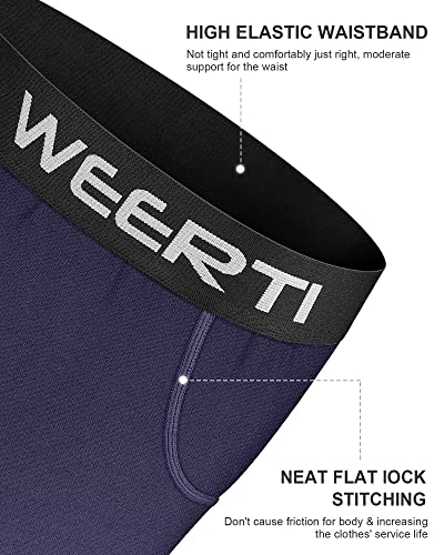 Weerti Thermal Underwear For Women, Long Johns For Women With Fleece Lined, Long Underwear Women Winter Cold Weather (Navy+Grey Xl) #TOP3