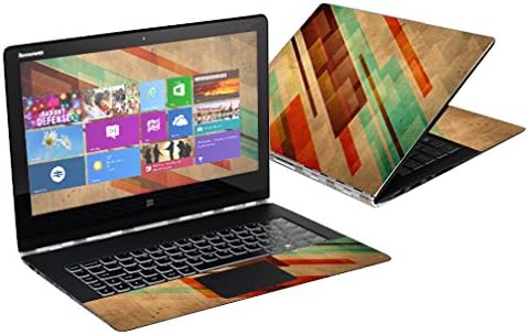 Mightyskins Skin Compatible with Lenovo Yoga 3 Pro 13.3" Screen Cover Sticker Skins Abstract Wood