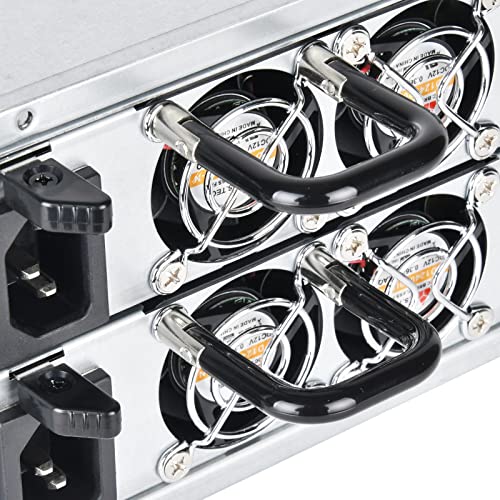 Image of SilverStone Technology GM600 Silver Cybenetics Silver 600W mini redundant Power Supply, SST-GM600-S, TAA Compliant