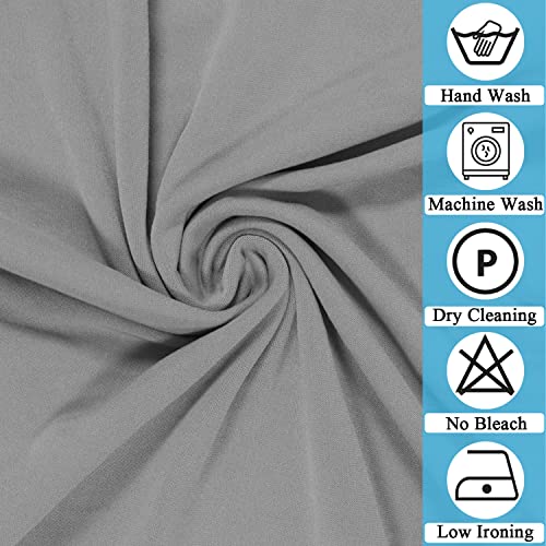 YUNSHANGHE 4 Pack Chair Seat Covers, Removable Washable Dining Chair Covers, Elastic Stretch Modern Chair Protective Cover - Image 3