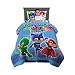 Franco Kids Bedding Super Soft Comforter with Sheets and Plush Cuddle Pillow Set, 5 Piece Twin Size, PJ Masks