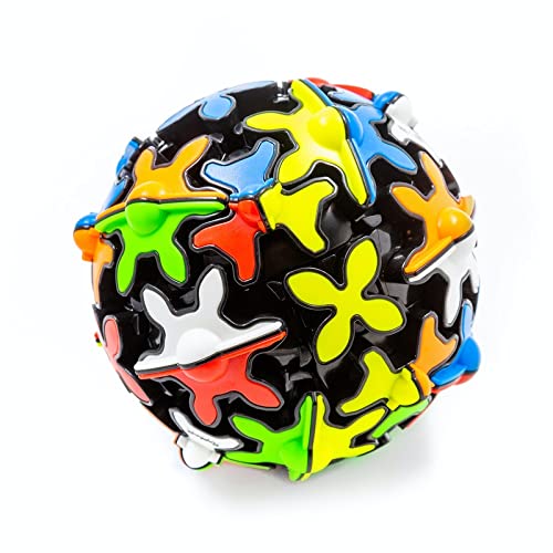Image of D ETERNAL QY Gear Cube Sphere Shaped Speed Magic Cube Puzzle (Tiled)