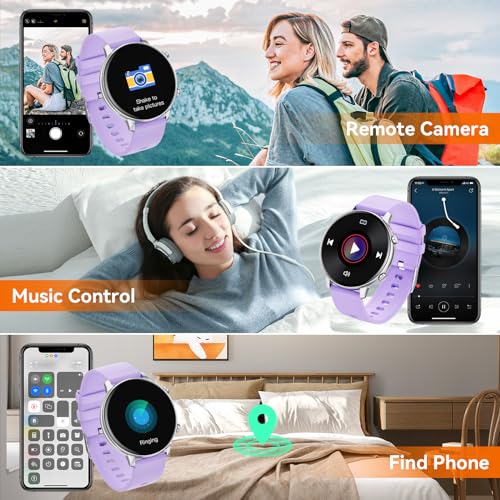 Hwagol Smart Watch (Answer/Make Calls), 1.39" Fitness Tracker, Smartwatch Heart Rate/Sleep Monitor/Pedometer/Calories, 140+ Sports Modes, Waterproof Women's Men's Fitness Watch for Android iOS - Image 8