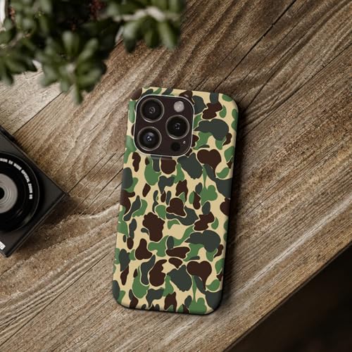 Coque iPhone 14 antichoc camouflage vert protection double couche iPhone 13