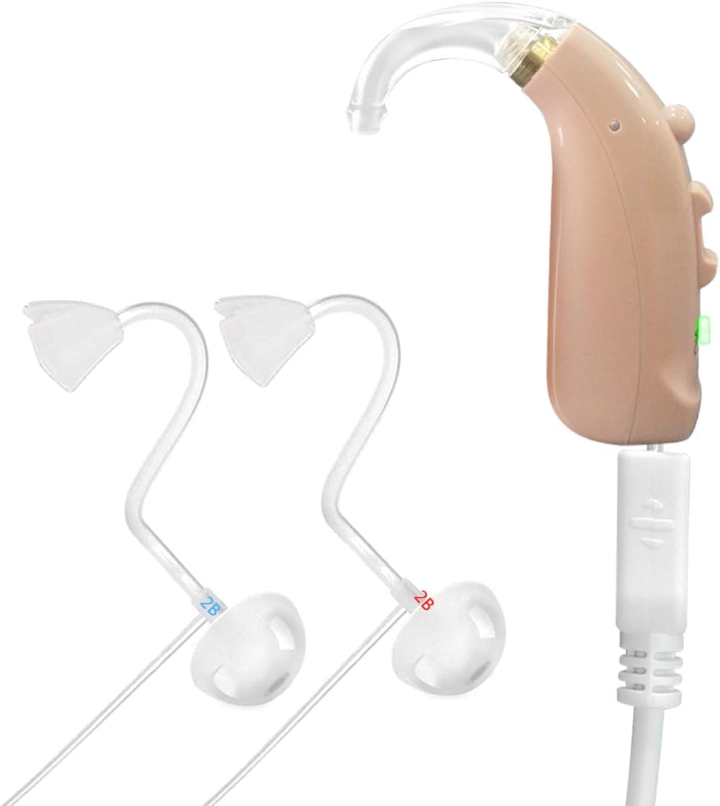 Banglijian Hearing Amplifier Rechargeable Personal Sound Amplifier (PSAP) with Digital Noise Cancelling to Aid and Assist Hearing