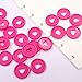 ITSYHPRO 33pcs Planner Discs for Discbound Notebook Accessories 0.94 inch Binder Rings Heart Expansion Disc Binding Discs(33pcs Rose Pink 0.94 inch/24 mm)