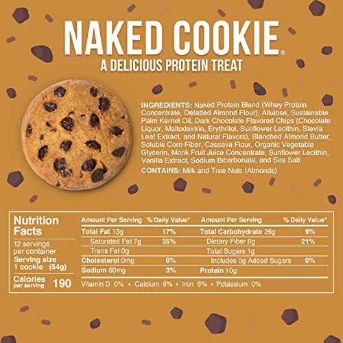 Gluten-Free High Protein Bundle: 5LB Chocolate Naked Pea Protein and Chocolate Chip Naked Cookies 12 Pack - Image 7