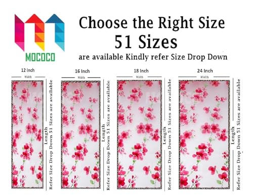 Image of MOCOCO Premium Vinyl Privacy Stained Window Glass Sticker (12x84 Inch) - Self-Adhesive Decorative Film Opaque Sheet Tint Wallpaper for Glass Cover Window, Door, Office, Home.| Anti-UV. Mystic Pink
