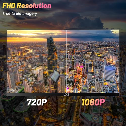 LXZ Gaming Monitor 24.5 inch, 200hz Monitor FHD 1080P Frameless IPS Display with Eye Care, DP/HDMI, Wall Mount Compatible - Black - Image 3