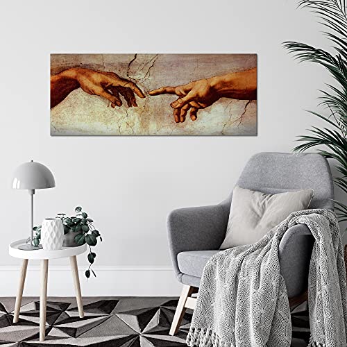 Runa Art Quadri Moderni Creazione di Adamo